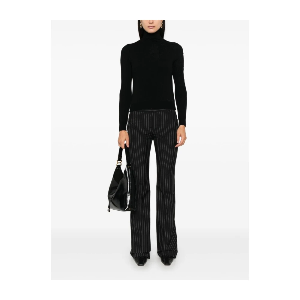 Ermanno Scervino Zwarte Lupetto Trui Black Dames