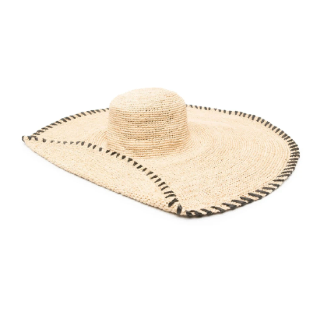 Lanvin Beige #39;Lanvin#39; Raffia Bucket Hat