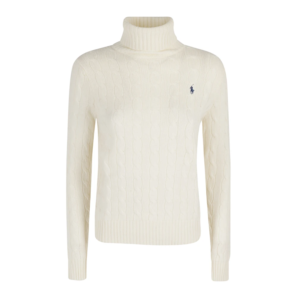 Ralph Lauren Stijlvolle Gebreide Pullover Trui White Dames