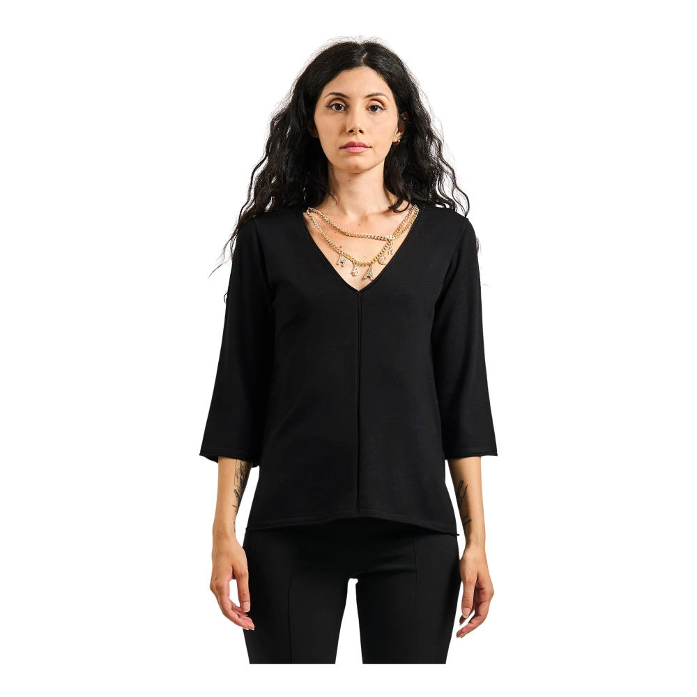 Knitwear > V-neck Knitwear - - Silvian Heach - Modalova