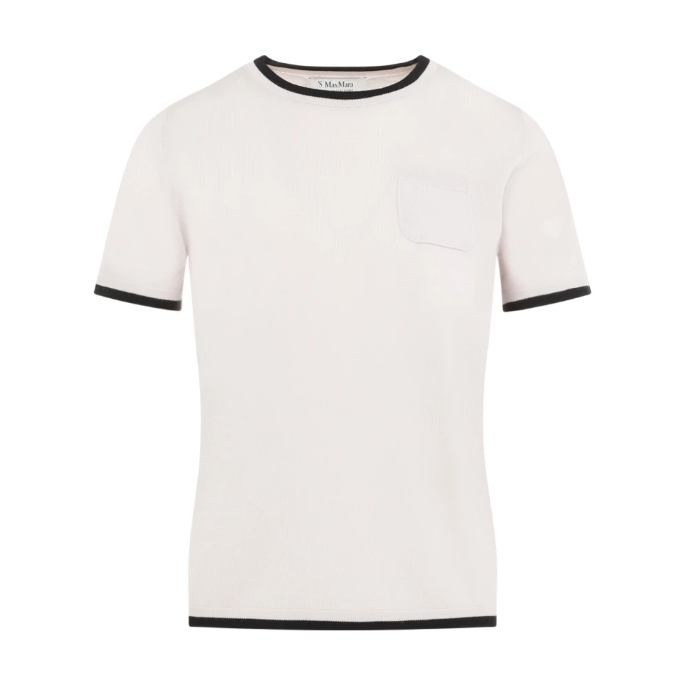 Max Mara Chique Nude Sweater met Zakje Beige Dames