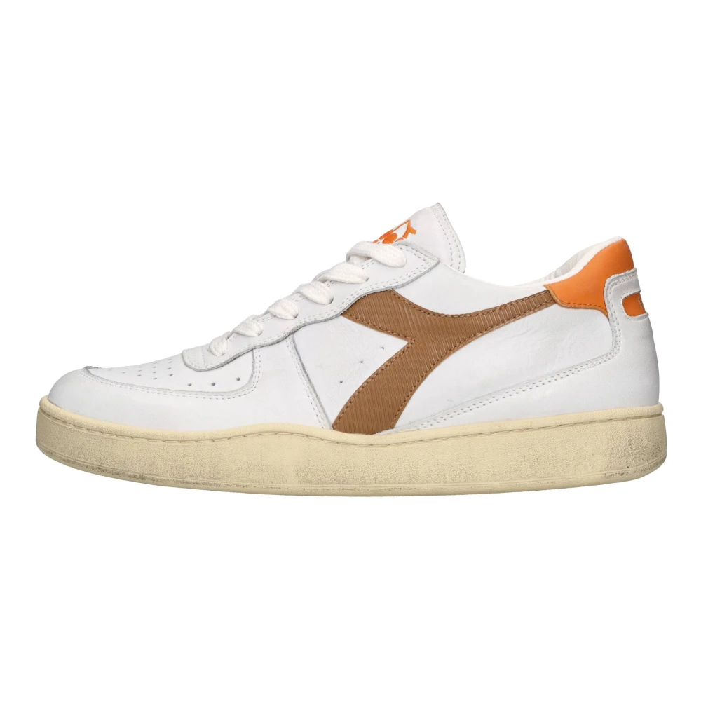 Diadora Mi Basket Low Used Heren Schoenen Veelkleurig Multicolor