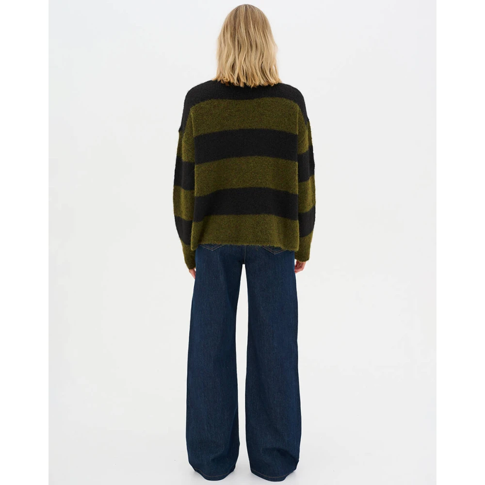 My Essential Wardrobe Meena Pullover voor Essentiële Garderobe Green Dames