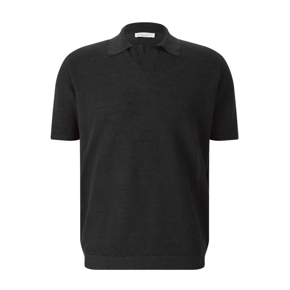 Roberto Collina Uomo Nero - Polo Camicie - Tops - L