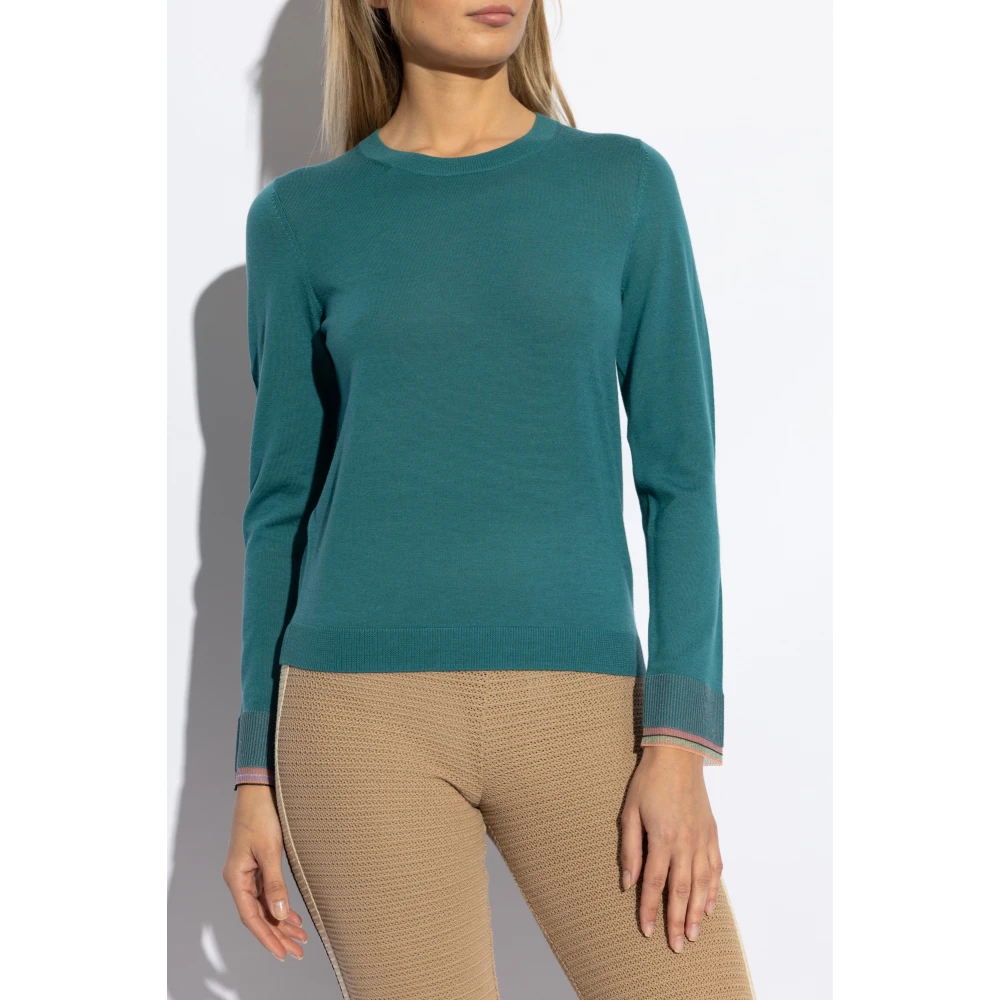 PS By Paul Smith Katoenen trui Blue Dames