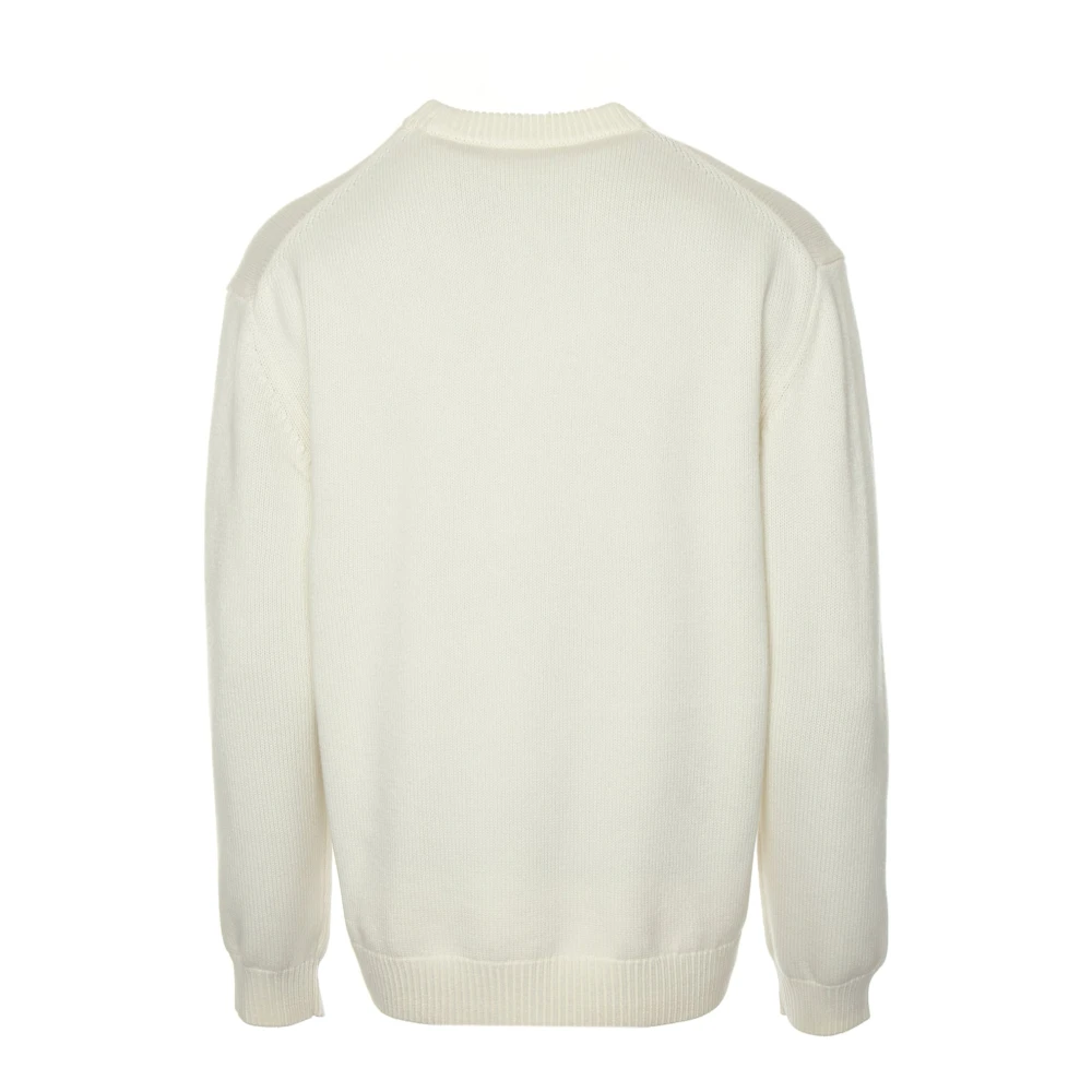 Drole de Monsieur Slogan Vines Gebreide Trui Beige Heren