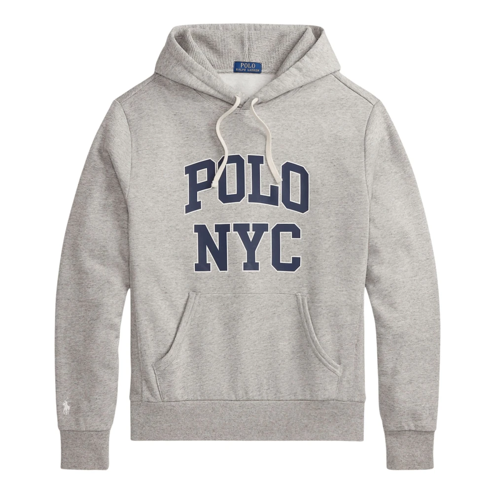 Ralph Lauren Men's Gray Fleece Graphic Sweatshirt - Hoodies - M - Sweatshirts & Hoodies