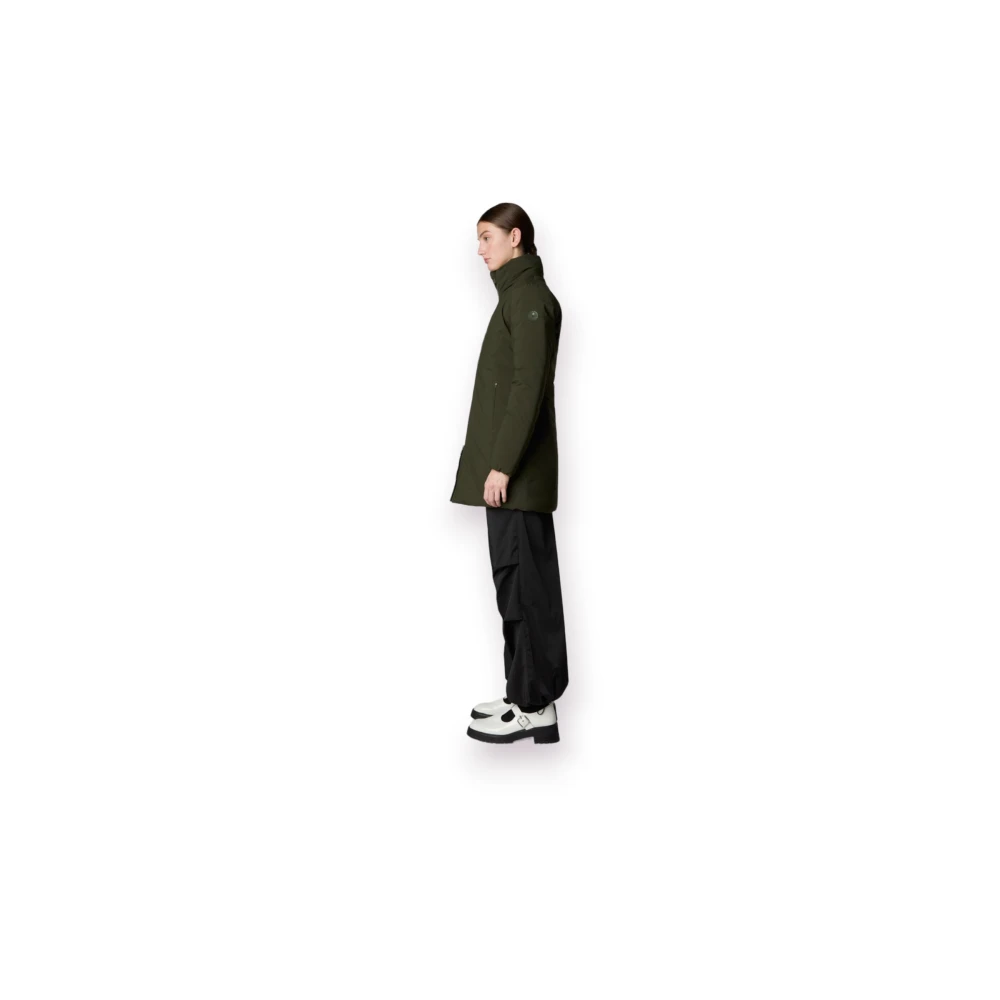Save The Duck Puffer en Parka Jas Green Dames