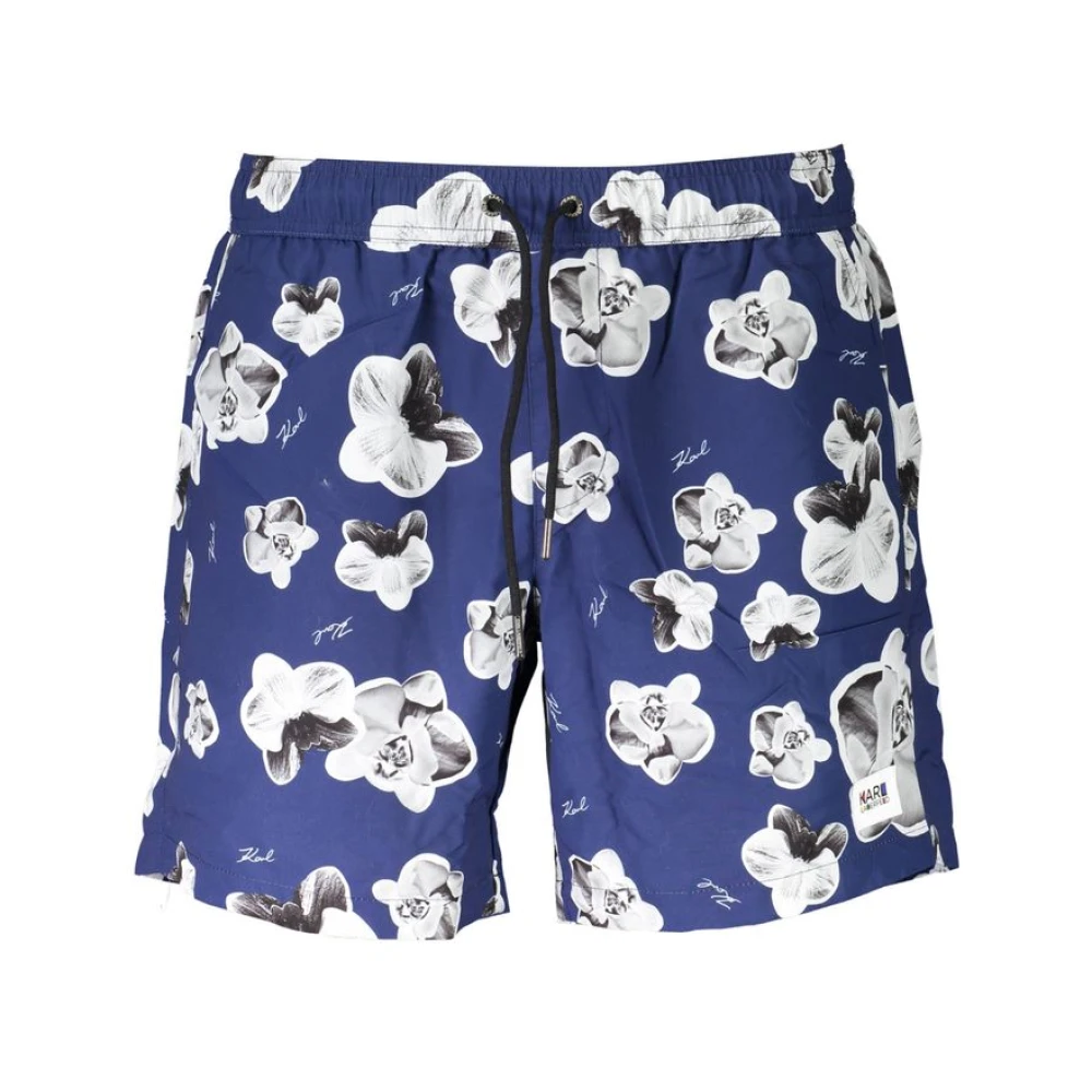 Karl Lagerfeld Beachwear Costume Bottom Part Men Blue - Male - Beachwear - Blue - S - Swimwear - Image 3