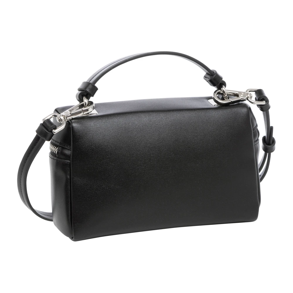 Armani Exchange Verstelbare Riem Handtas met Ritssluiting Black Dames