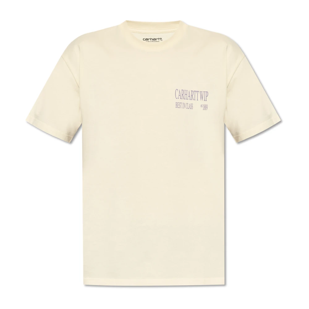 Carhartt WIP T-shirt in 'oversize' stijl Beige Heren