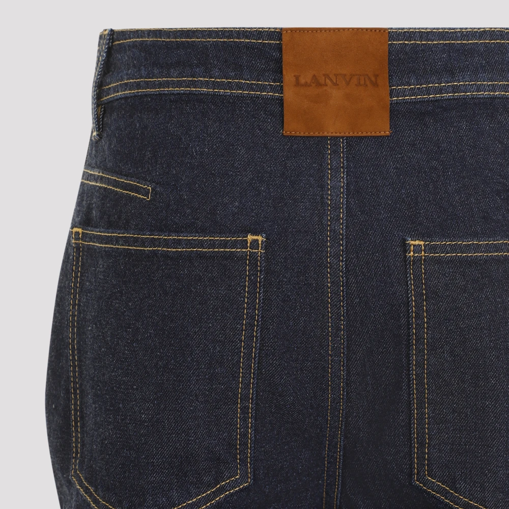 Lanvin Blauwe Jeans voor Vrouwen Aw24 Blue Dames