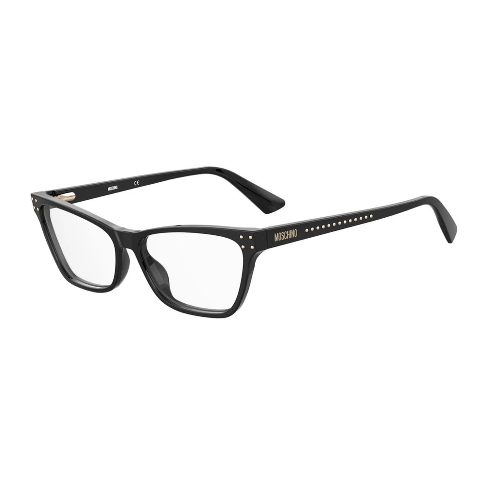 Moschino Zwarte Acetaat Damesbril Black Dames