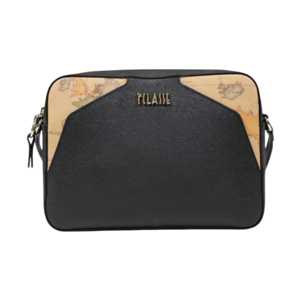 Alviero Martini 1a Classe Stijlvolle Middelgrote Dames Tas Collectie Black Dames
