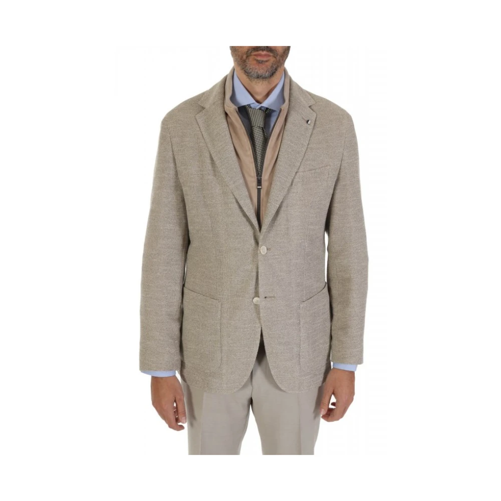 Hugo Beige Boss - Jackets > Blazers - Male - Blazers - 2XL - Jackets