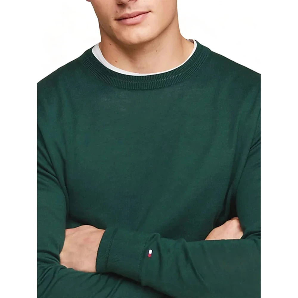 Tommy Hilfiger Round-neck Knitwear Green Heren