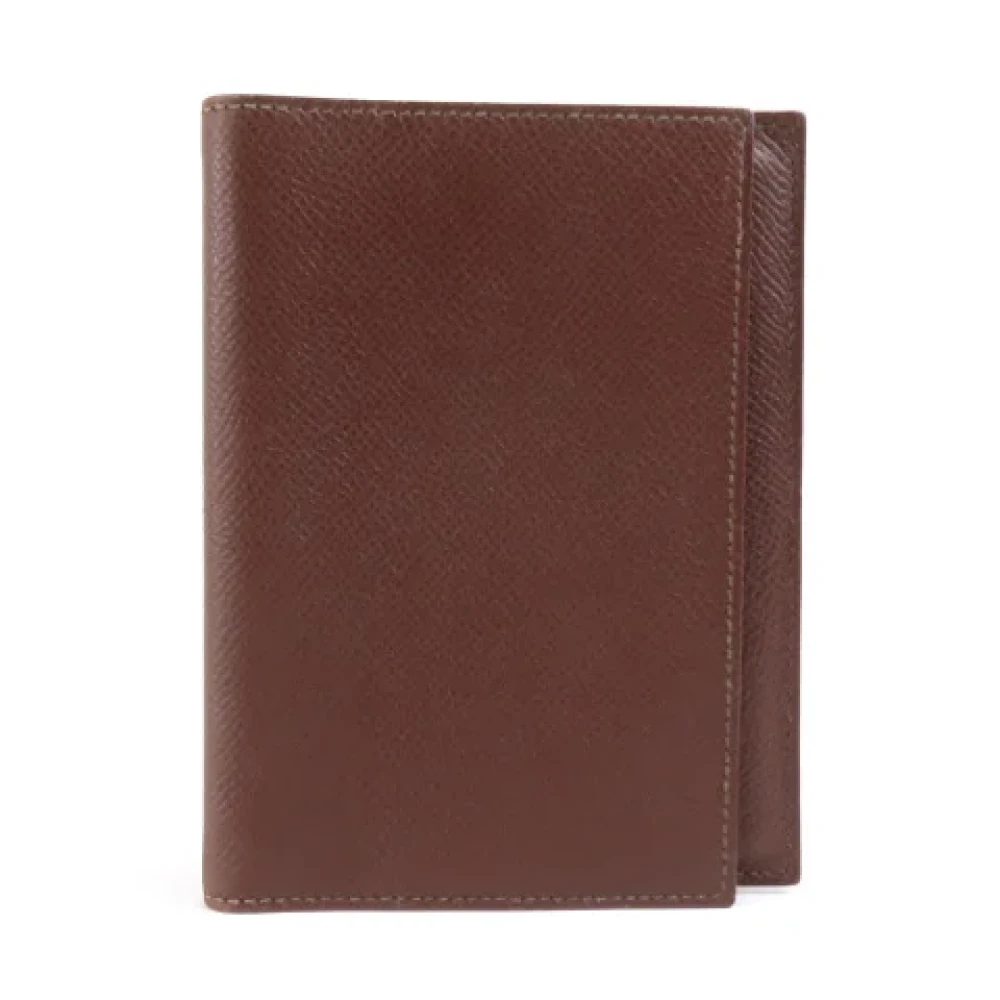 Hermès Vintage Pre-owned Leather home-office Brown Dames