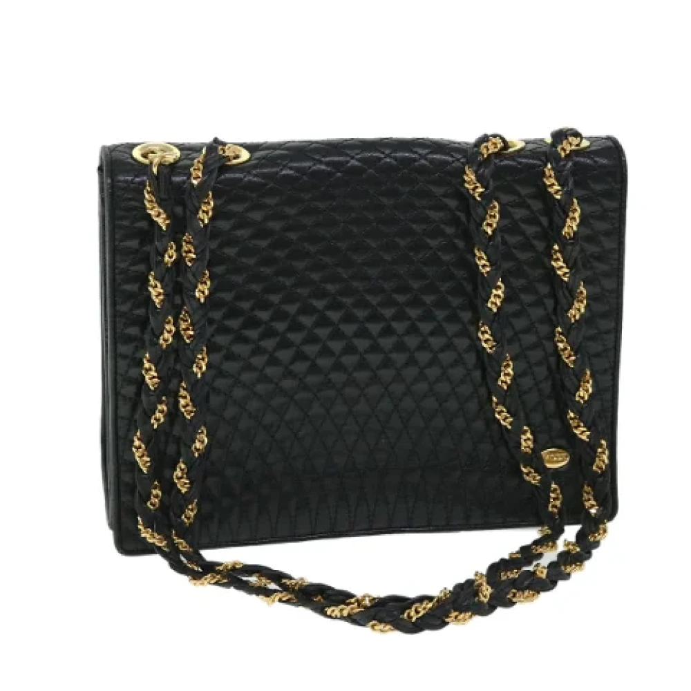 Bally Pre-owned Leather shoulder-bags Black Dames