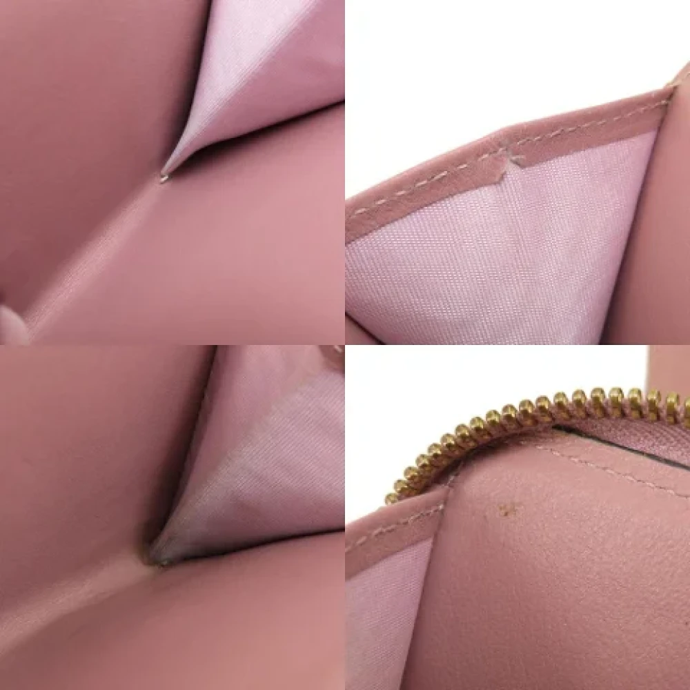 Valentino Vintage Pre-owned Leather wallets Pink Dames
