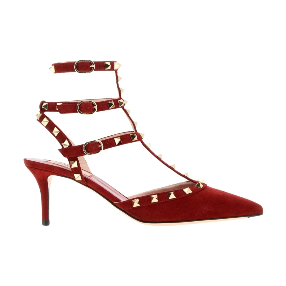 Valentino Garavani , Pumps, Female, Red, 5 1/2 Uk, Rockstud Pump