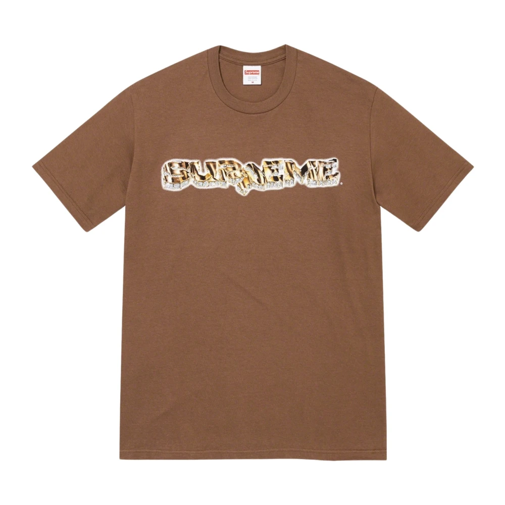 Supreme Diamant T-shirt Bruin Limited Edition Brown Heren