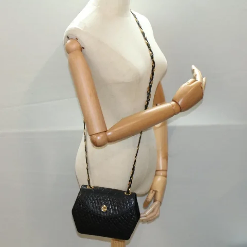 Bally Pre-owned Leather shoulder-bags Black Dames