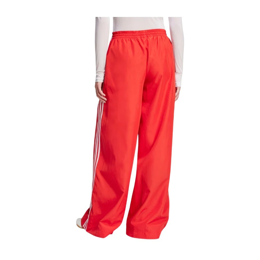 Adidas Casual Wijde Sweatpants Red Dames