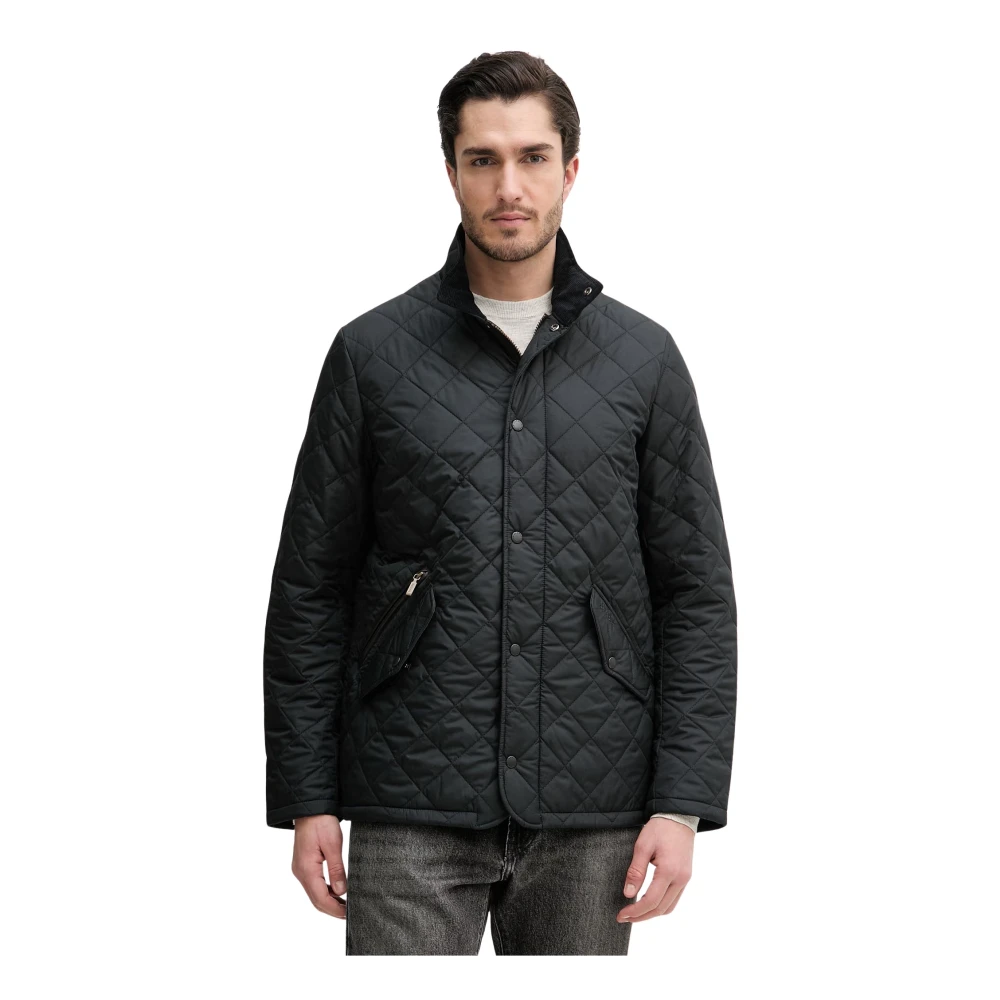 Barbour Herren Dunkelblau Übergangsjacke Chelsea Mqu0006ny51 Regular Fit - Image 7