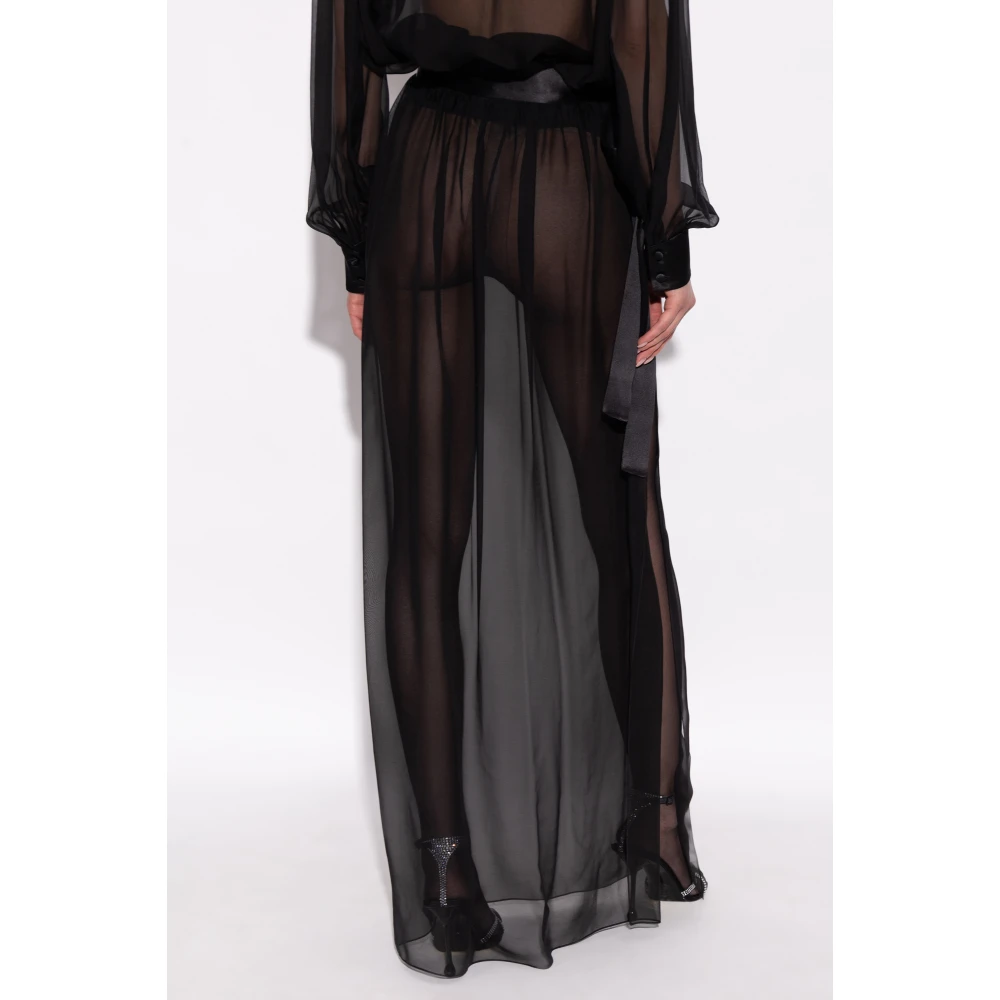 Dolce & Gabbana Transparante rok Black Dames