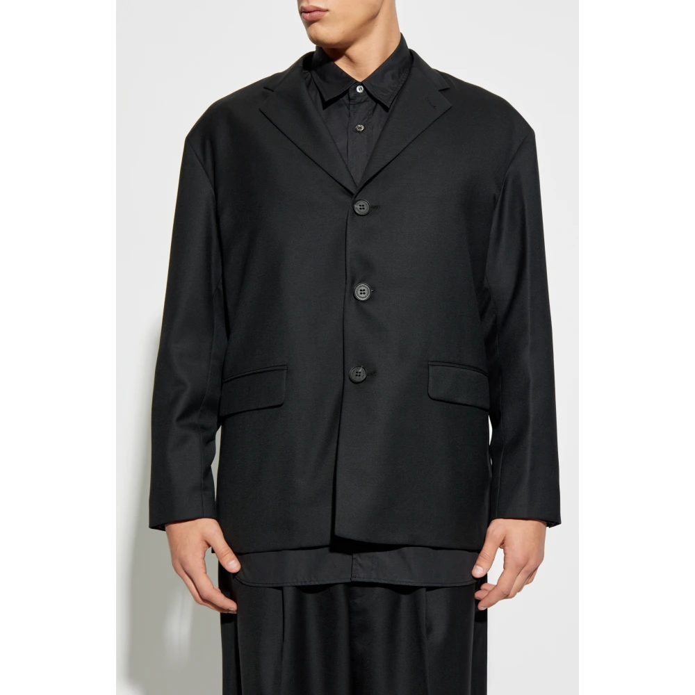 Comme des Garçons Wollen blazer Black Heren
