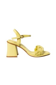 JEANNOT Sandalo in pelle - Colori: GIALLO