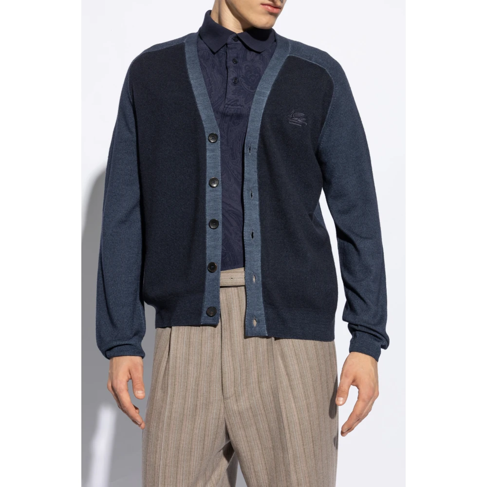 ETRO Geknoopte vest Blue Heren