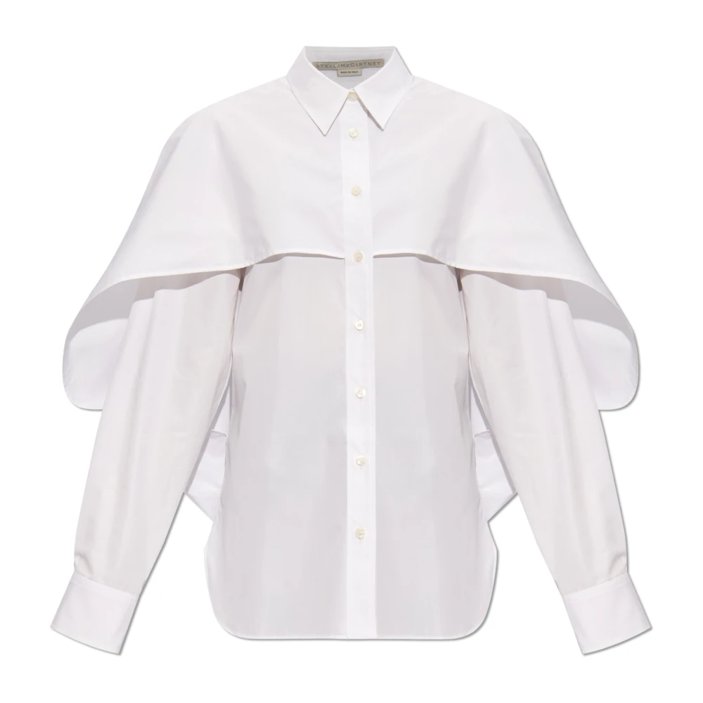 Stella McCartney Skjorta med en insats White, Dam