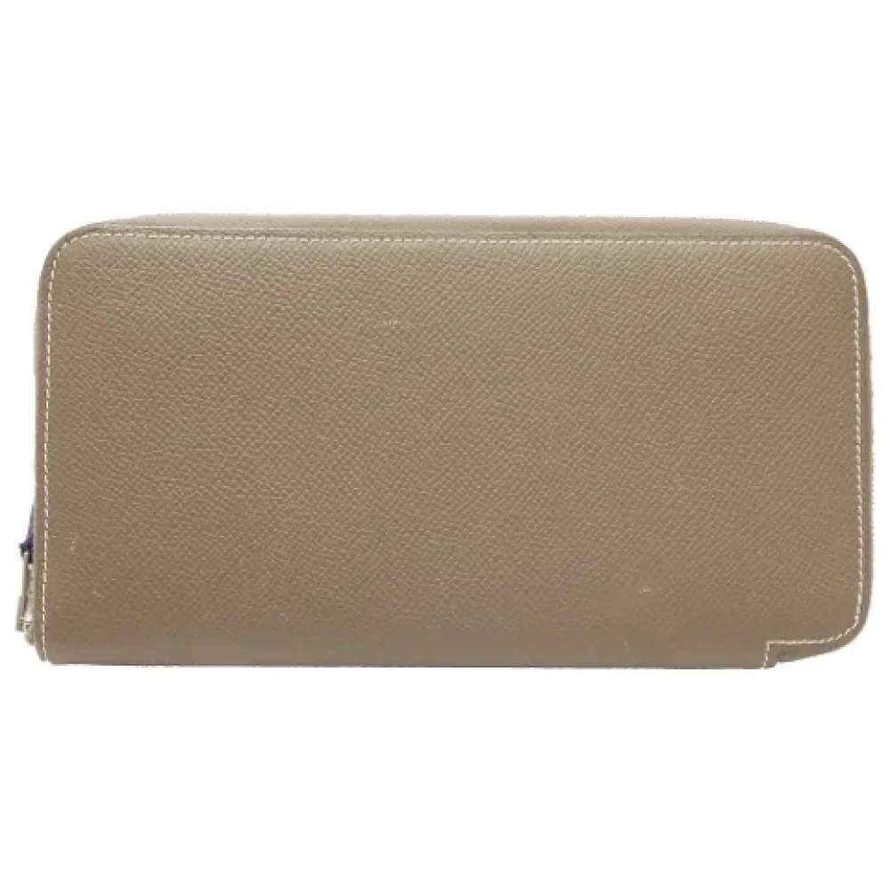 Hermès Vintage Pre-owned Canvas wallets Brown Dames
