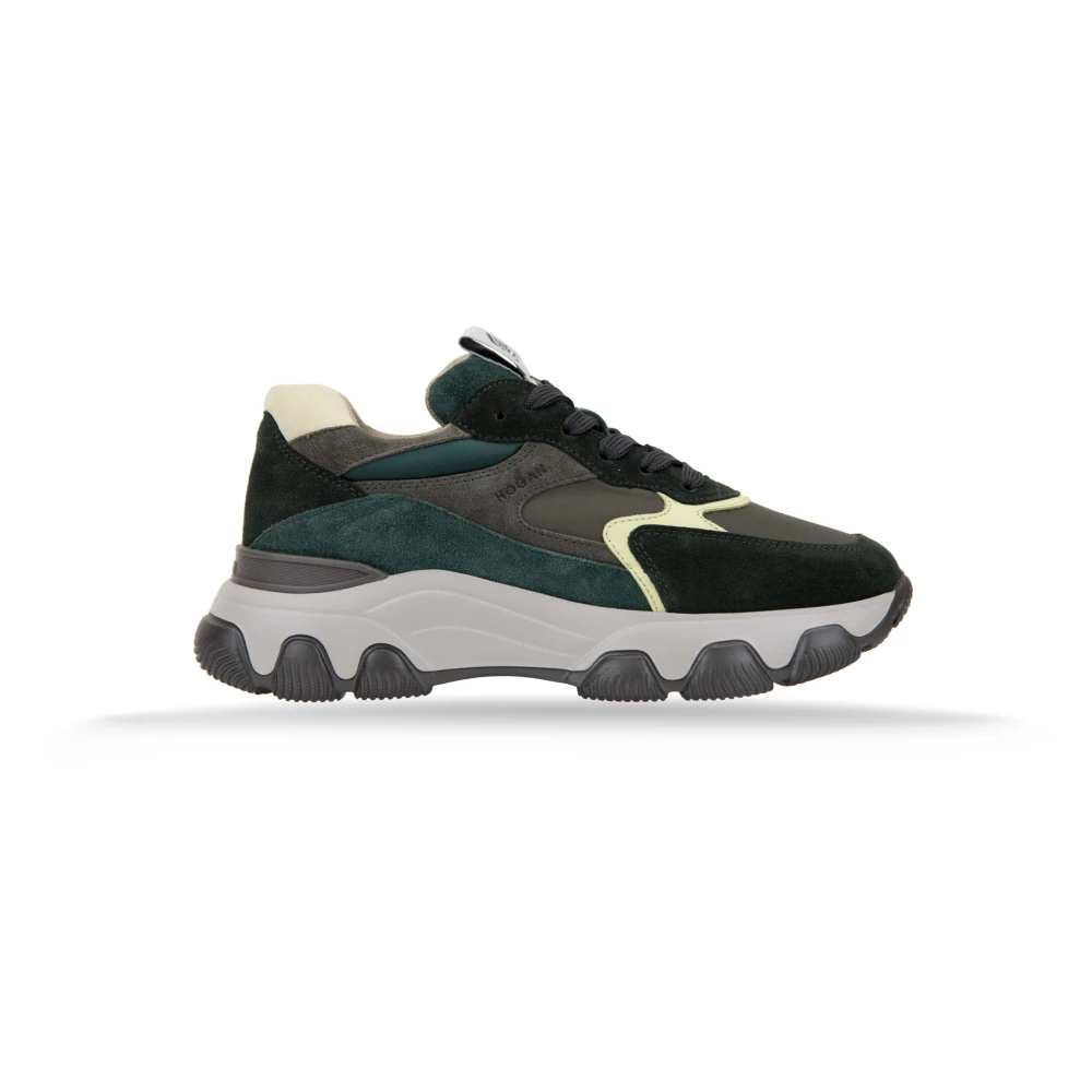 Hogan Suède Vetersneakers voor Dames Dames Schoenen Veelkleurig Multicolor