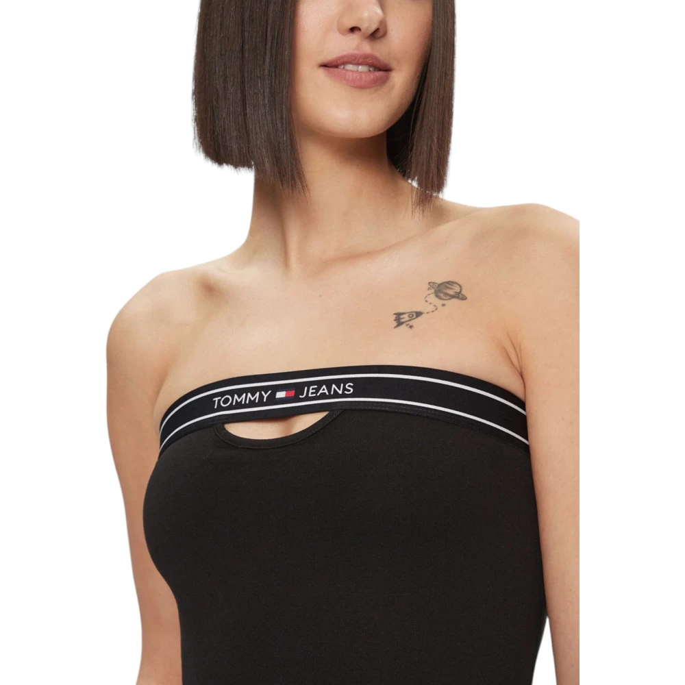 Tommy Jeans Korte Jurk Black Dames