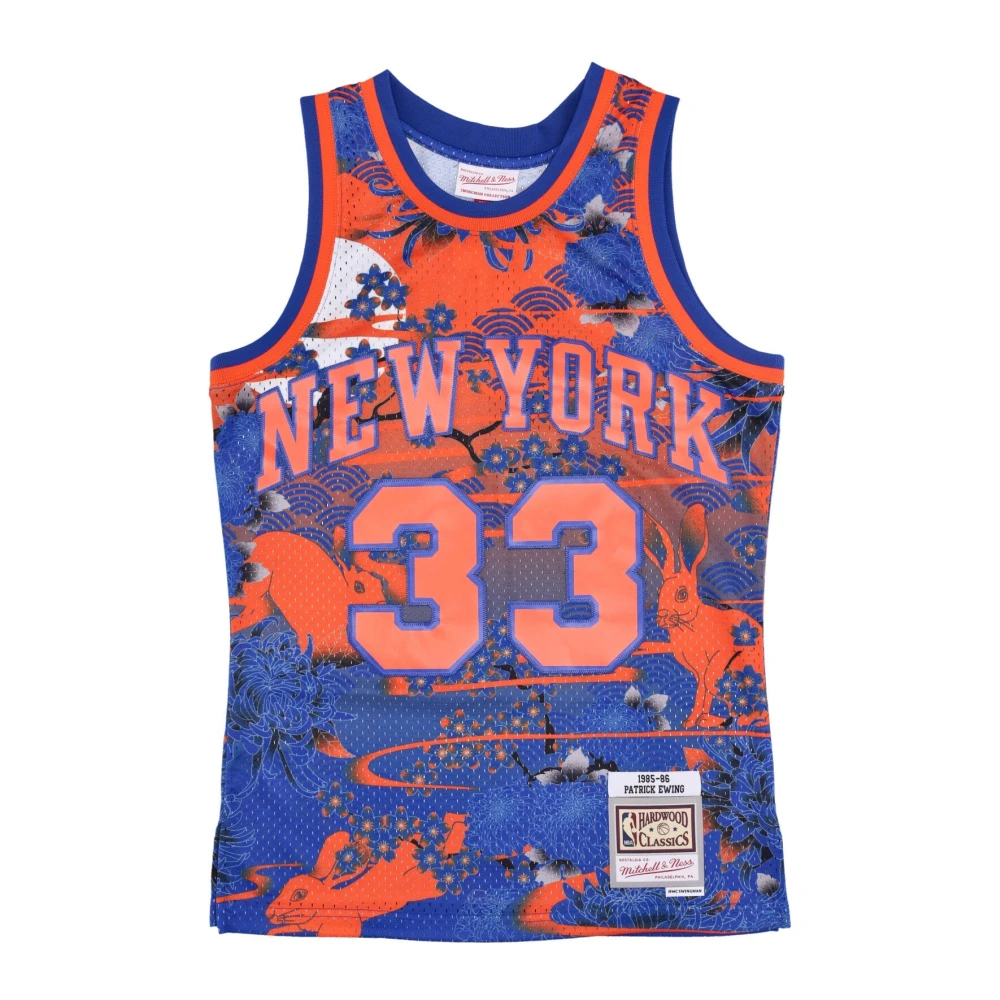 Mitchell & Ness NBA Swingman Jersey 1985 Patrick Ewing Blue Heren