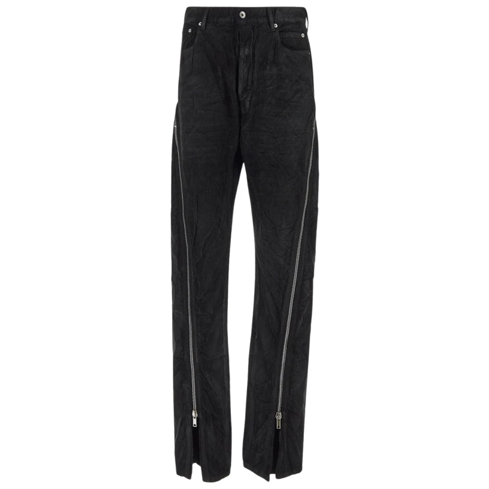 Rick Owens Katoenen Broek met Bolan Banana Stijl Black Heren