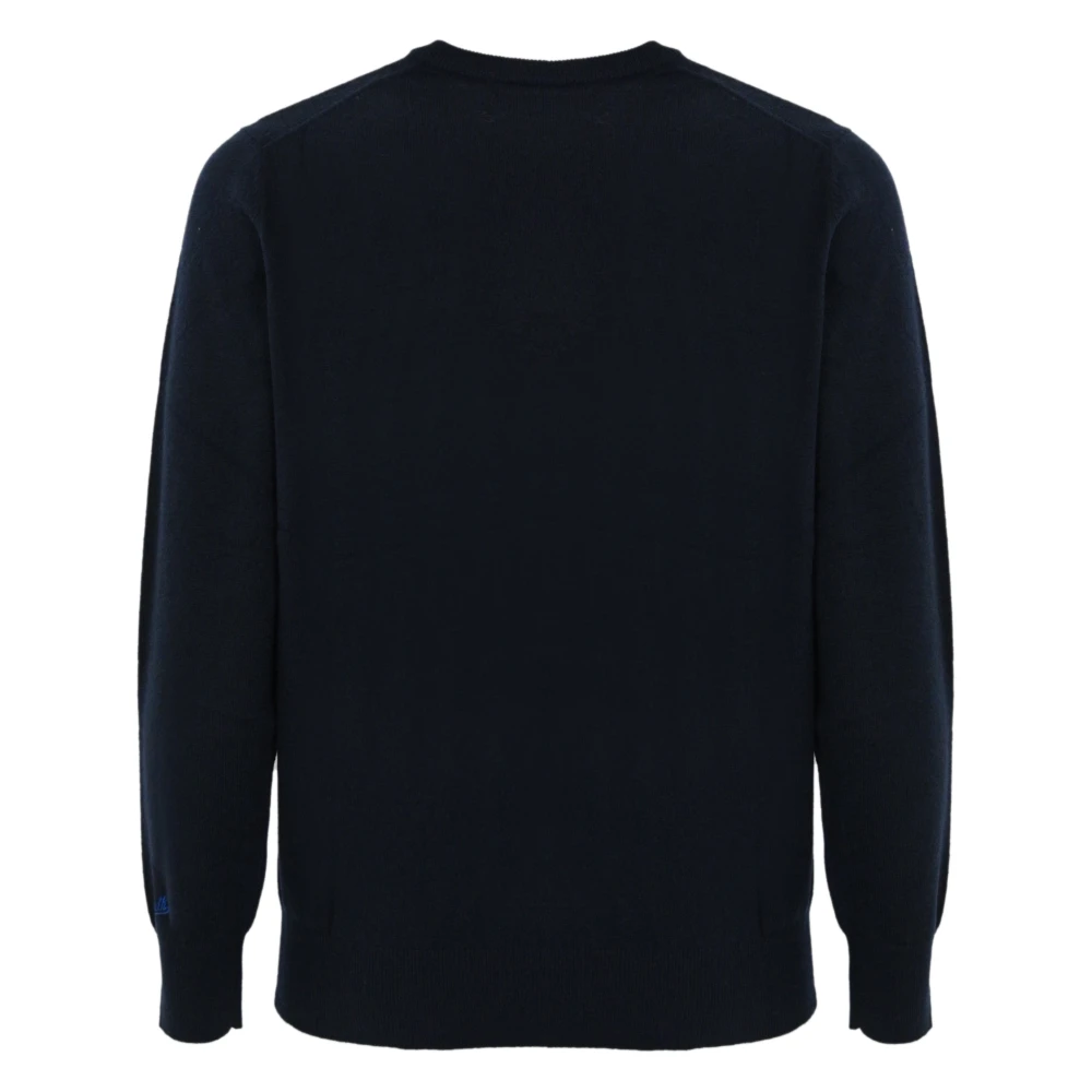 MC2 Saint Barth Blauwe Snoopy Geborduurde Trui Blue Heren