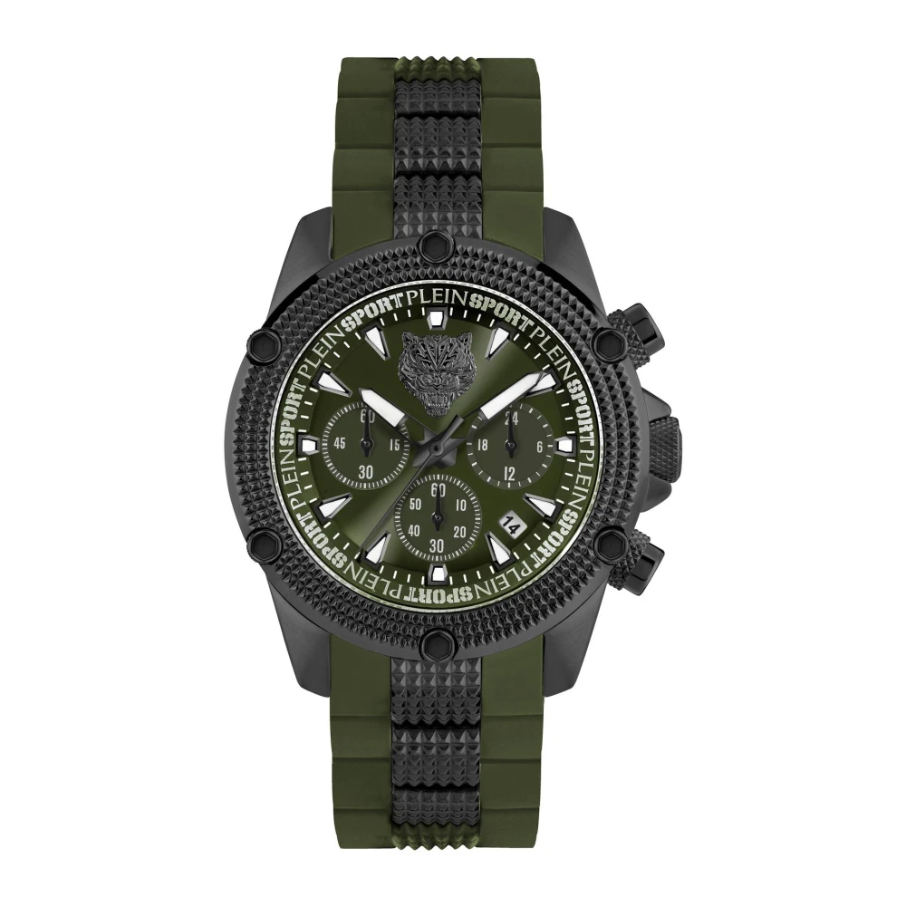 Plein Sport Hurricane Chrono Klocka Green, Herr