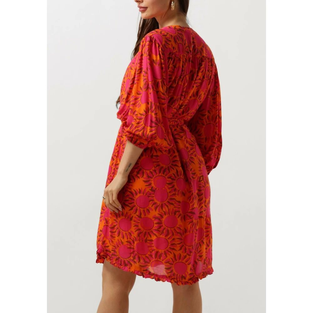 Harper & Yve Oranje Mini Jurk Mae-Dr Multicolor Dames