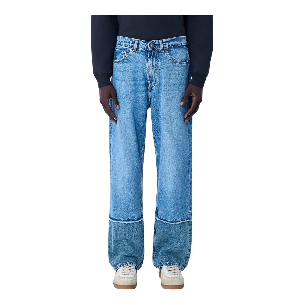 Our Legacy Blue Straight Fit Jeans, Male, W31, Third Cut Jeans