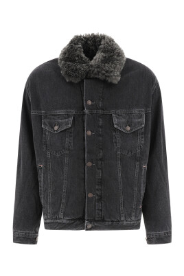 veste-en-denim-noir-avec-col-en-fausse-fourrure