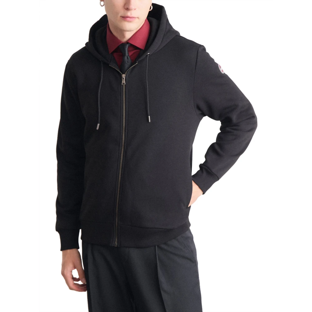 Colmar Zwarte Zip Hoodie Sweaters Black Heren
