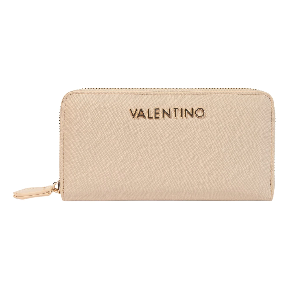 Valentino Unisex Beige Wallets & Cardholders, One Size, Divina Zip Around Wallet