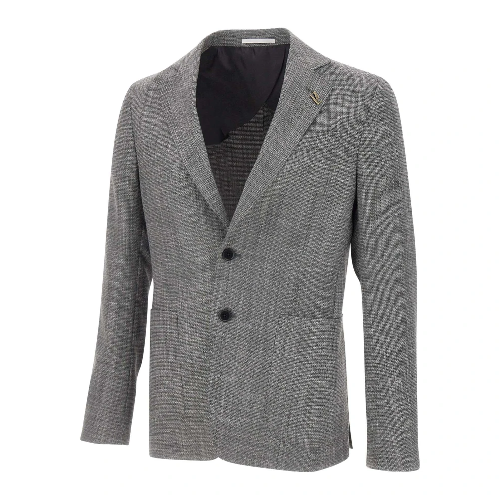 Pal Zileri Gray Blazers, Male, 3XL, Baron Blazer