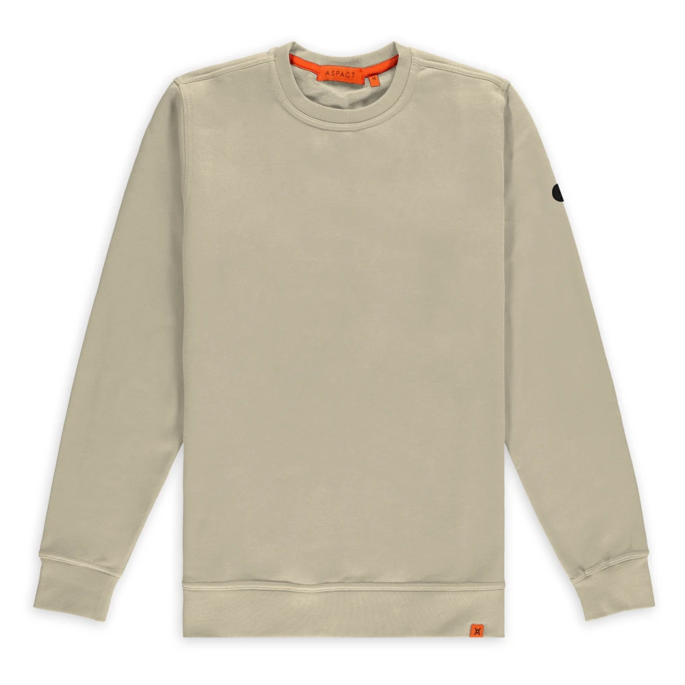 Aspact Goos Crewneck Beige Heren