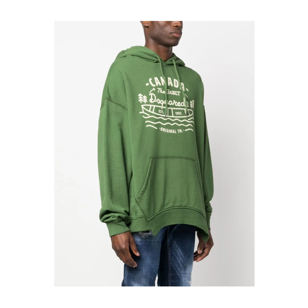 Dsquared2 Stijlvolle Sweaters en Gebreide Kleding Collectie Green Heren