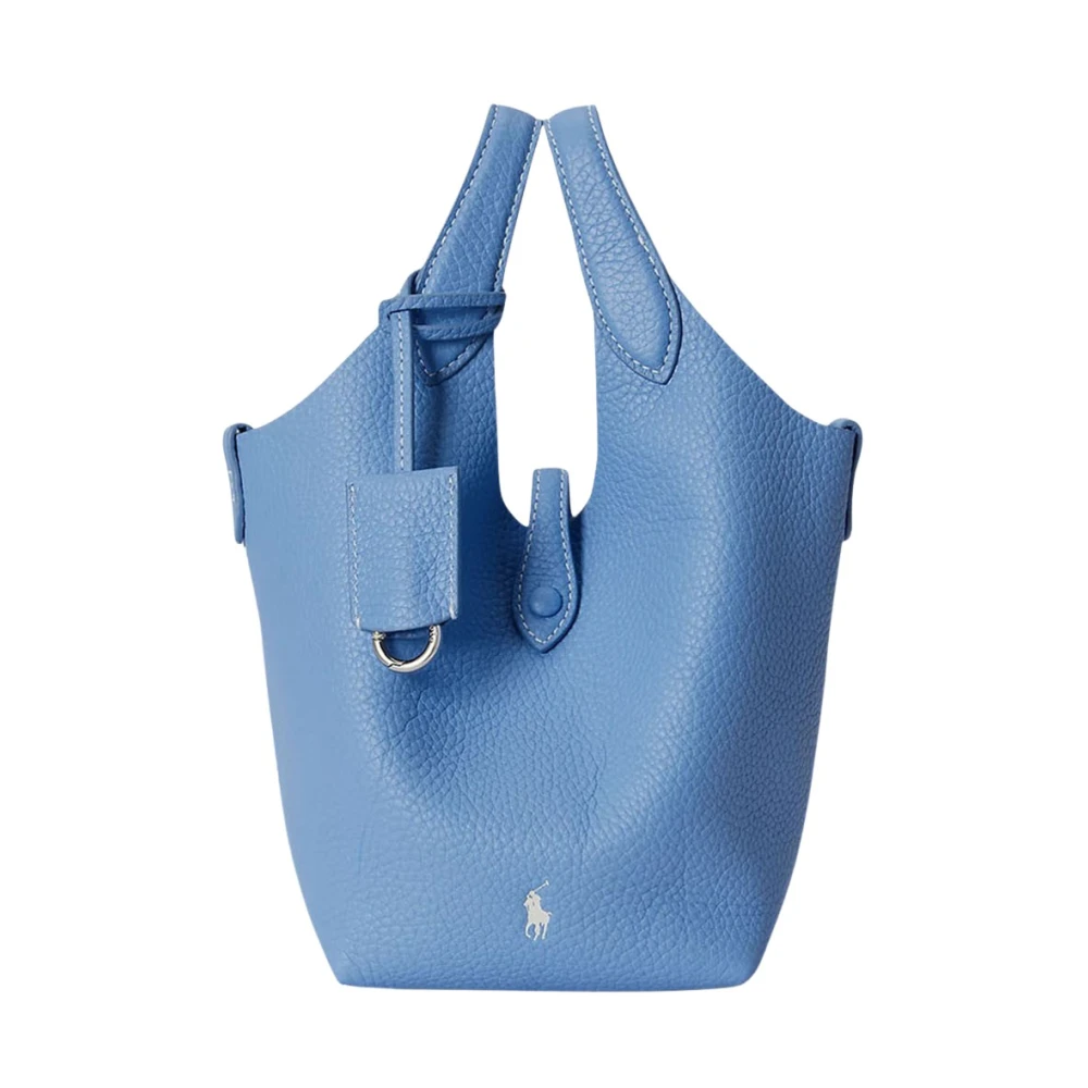 Polo Ralph Lauren Women's Blue Shopping Bags, One Size, Small Play Tote Bag
