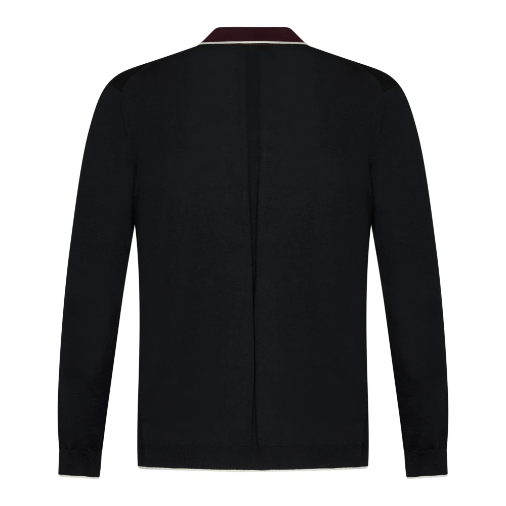 Low Brand Zwarte Polo T-shirts en Polos Black Heren